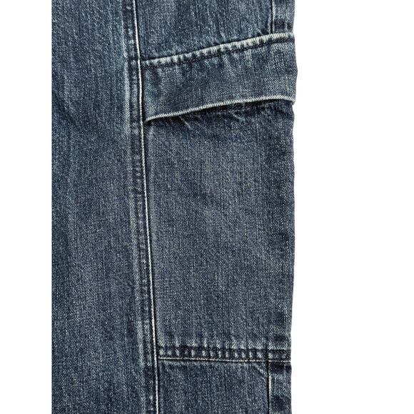 J Brand New! Athena Utility Tie Waist Jeans Blue Dark Wash Casual Stretch 26 - Picture 11 of 16